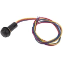 ITW Switches 59 Series Illuminated Miniature Push Button Switch, Momentary, Panel Mount, 13.6 mm Cutout, SPST, Red 59-531R