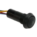 ITW Switches 59 Series Illuminated Miniature Momentary Push Button Switch Panel Mount 13.6 mm Cutout SPST Green LED 59-531G
