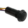 ITW Switches 59 Series Illuminated Miniature Momentary Push Button Switch Panel Mount 13.6 mm Cutout SPST Green LED 59-531G