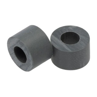 Essentra Chlorinated Polyvinyl Chloride Round Spacer 9.5 mm Diameter, 6.4 mm Height SS 8 2L