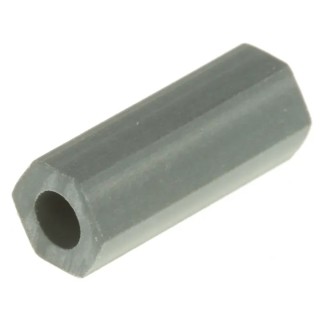 Essentra Hexagonal Plastic PCB Spacer Chlorinated Polyvinyl Chloride 2.6mm Bore Diameter 12.7mm Height HS 4 4