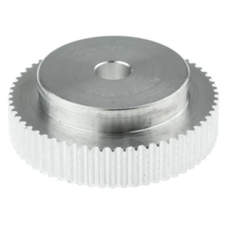 RS PRO Aluminium Timing Belt Pulley, 6 mm Belt Width, 2.5 mm Pitch, 60 Teeth 16T2.5/60.0