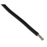 RS PRO Black Hook Up Wire, 32/0.2 mm Core Strands, 100 m Silicone Rubber Insulated, 500 V, 180°C Maximum Operating 265-3022