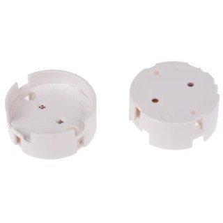 BJB CFL, Fluorescent, Halogen, HID, Incandescent, LED Lamp Holder T12 Screw 4 Pins Push-Wire 12.5mm Length 40mm Width 47700