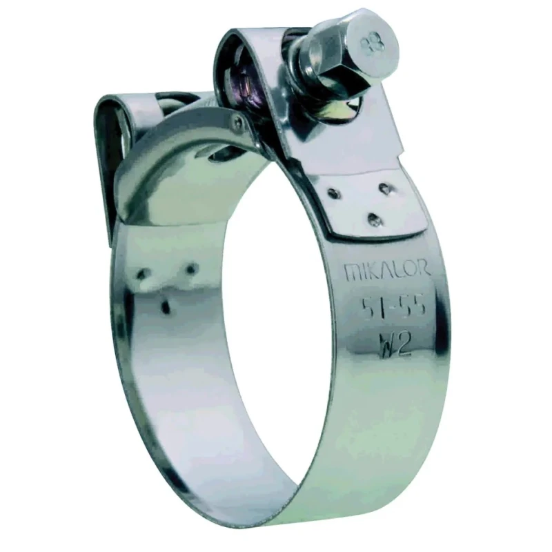 RS PRO Stainless Steel and Zinc Plated Steel Wide Band Bolt Drive Hose & Jubilee Clip 25mm Width 112mm-121mm ID 265-0247