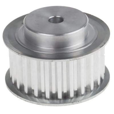 RS PRO Timing Belt Pulley Aluminium 16 mm 5 mm Pitch, 25 Tooth 27T5/25.2