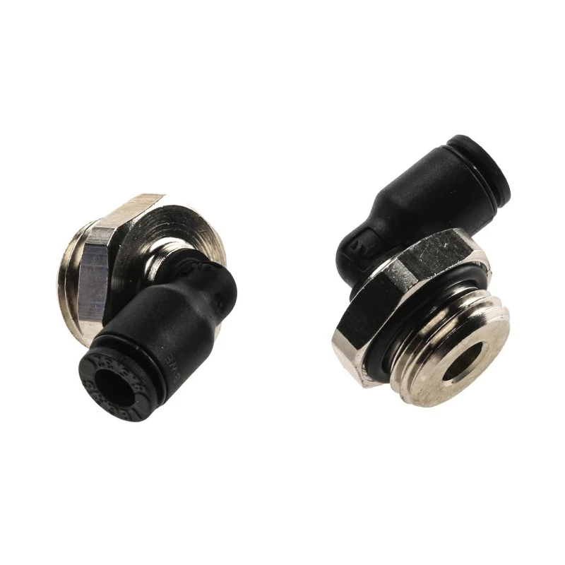 Legris Nickel Plated Brass Male Pneumatic Fitting LF3000 Series 1/4 in G Threaded-to-Tube Push-in 4 mm LF3000