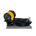 Banner Retroreflective Photoelectric Sensor, Barrel Style, Detection Range 50 mm to 6 m, PNP Output, IP69K, 30V DC T30SP6LP