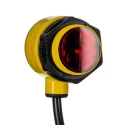 Banner Retroreflective Photoelectric Sensor, Barrel Style, Detection Range 50 mm to 6 m, PNP Output, IP69K, 30V DC T30SP6LP