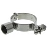 RS PRO Zinc Plated Stainless Steel Silver Hinged Pipe Clamp, 0.5 in 265-4895