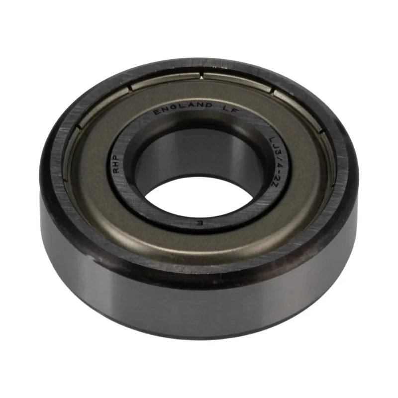 NSK-RHP Single Row Deep Groove Ball Bearing Shielded 19.05 mm ID, 47.62 mm OD, 14.28 mm Race Width LJ3/4-2ZJ