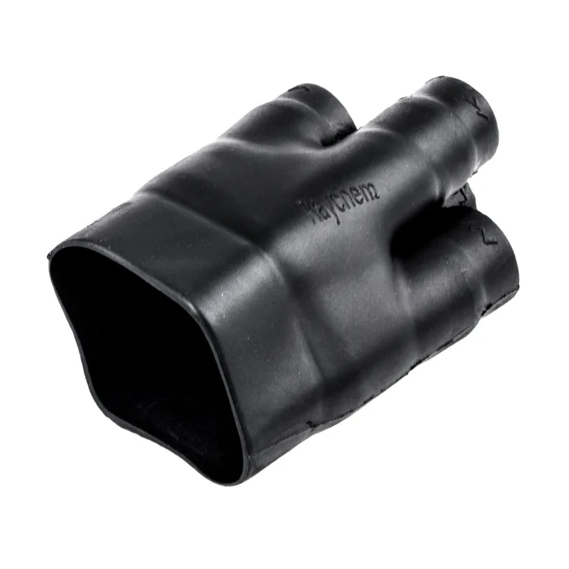 TE Connectivity Heat Shrink Boot Branching 562A0 Black Fluid Resistant Elastomer 19.3 mm 562A022-25-0