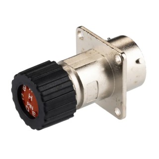ITT Cannon Circular Connector, Panel Mount, 8 Contacts, Socket, Male, IP67 Protection, Trident TNM0S12-0008P1L / 192993-0072