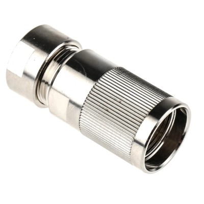 ITT Cannon Trident TNMSize 14 Straight Circular Connector Backshell Aluminium Silver 88.5mm TNA14CC-SE00L / 192993-0083