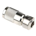 ITT Cannon Trident TNMSize 14 Straight Circular Connector Backshell Aluminium Silver 88.5mm TNA14CC-SE00L / 192993-0083