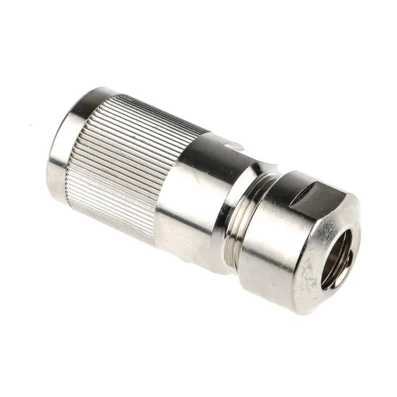ITT Cannon Trident TNMSize 14 Straight Circular Connector Backshell Aluminium Silver 88.5mm TNA14CC-SE00L / 192993-0083