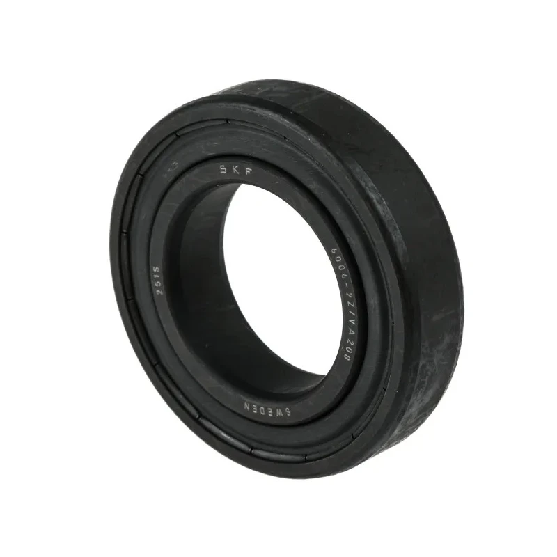 SKF Single Row Deep Groove Ball Bearing 30 mm Inside Diameter, 55 mm Outside Diameter, Shielded, Model 6006-2Z/VA208