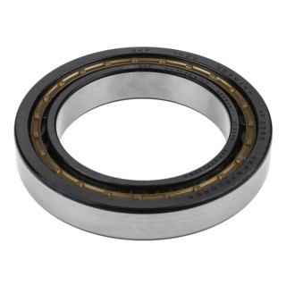 SKF NU 1020 M/C3 Cylindrical Bore Roller Bearing, 100 mm ID, 150 mm OD, 24 mm Width, Flanged Race Type NU Series