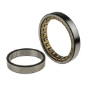 SKF NU 1020 M/C3 Cylindrical Bore Roller Bearing, 100 mm ID, 150 mm OD, 24 mm Width, Flanged Race Type NU Series
