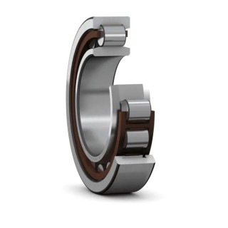SKF Cylindrical Roller Bearing NU 1022 M/C3 110 mm ID, 170 mm OD, 28 mm Width, Flanged Race NU Series Germany
