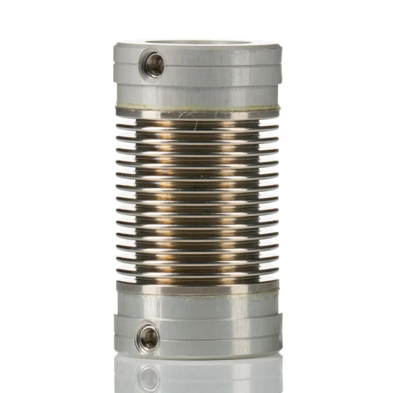Huco 17 mm Outer Diameter, 27 mm Length Nickel Bellows Flexible Coupler 321.17.3132