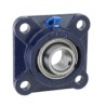 NSK-RHP Four Bolt Flange Bearing Unit, Cast Iron, 4 Mount Holes, 30 mm ID, Taper Bore SF30 R