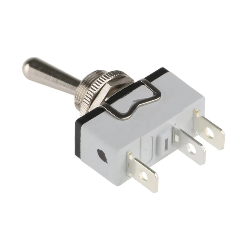 APEM Panel Mount Toggle Switch On-On SPST Tab Terminal 24 V DC 250 V AC 635H/2