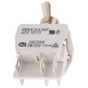 APEM Toggle Switch Panel Mount On-On DPST Tab Terminal 24V dc 10A 250V ac 645H/2