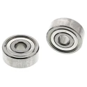 NMB 1 Row Double Row Deep Groove Ball Bearing 4 mm ID, 13 mm OD, 5 mm Race Width, Shielded DDR1340ZZMTRA5P24LY121