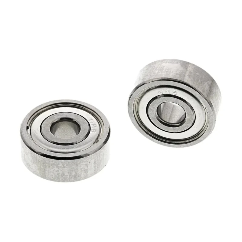 NMB 1 Row Double Row Deep Groove Ball Bearing 4 mm ID, 13 mm OD, 5 mm Race Width, Shielded DDR1340ZZMTRA5P24LY121