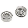 NMB 1 Row Double Row Deep Groove Ball Bearing 4 mm ID, 13 mm OD, 5 mm Race Width, Shielded DDR1340ZZMTRA5P24LY121