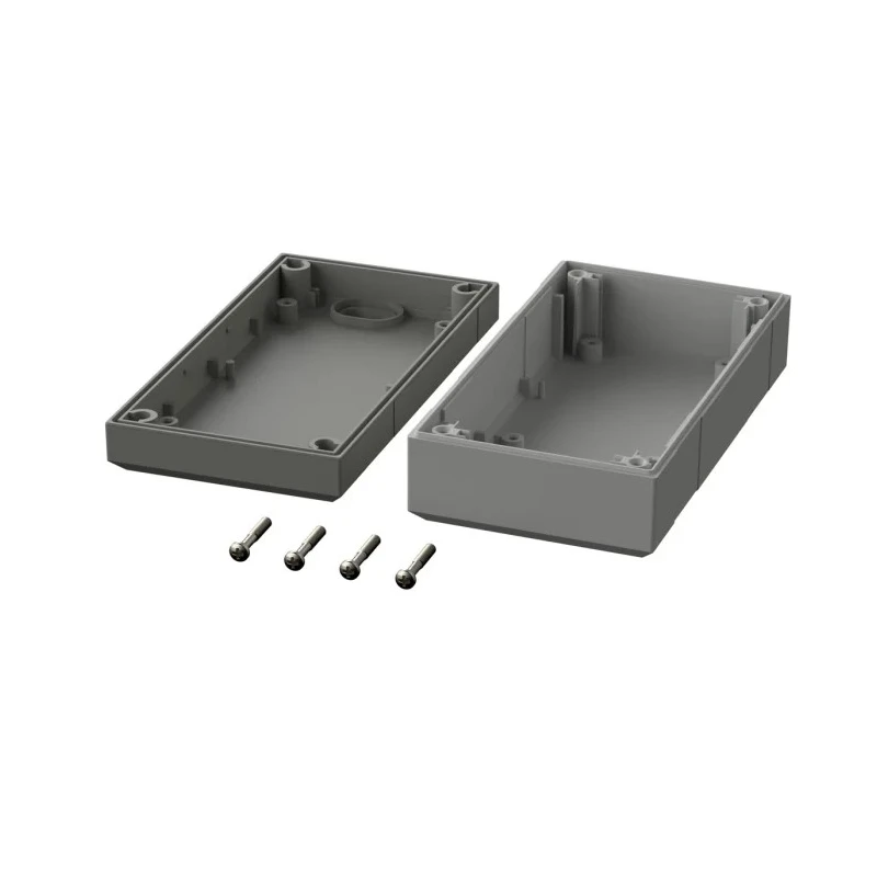Bopla Elegant Series Polystyrene Enclosure IP40, Grey Lid, 40 mm x 125 mm x 67 mm 32124002 EG 1240