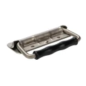 RS PRO Stainless Steel Carrying Handle Load Capacity 35kg Spring-loaded Fold Down Lie Flat Polythene Grip 750-294
