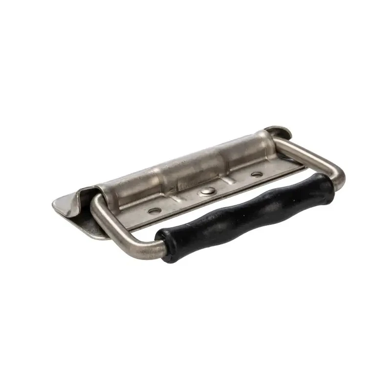 RS PRO Stainless Steel Carrying Handle Load Capacity 35kg Spring-loaded Fold Down Lie Flat Polythene Grip 750-294