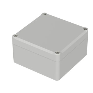 Bopla Euromas II Series ABS Enclosure Light Grey Lid, IP65, 57 mm x 100 mm x 100 mm 63212000 ET 212