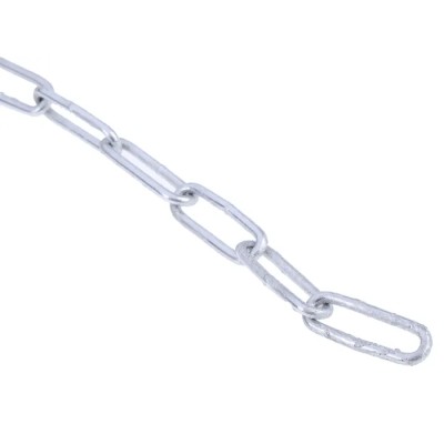 RS PRO Galvanised Steel Chain, 10 m Length, 24 mm Link Size, Load Capacity 30 kg 750-395