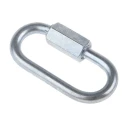 RS PRO Zinc Plated Steel Chain Link Quick Repair Link 39 mm Length 4 mm Diameter 750-581