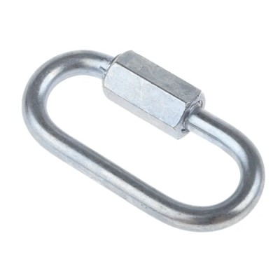 RS PRO Zinc Plated Steel Chain Link Quick Repair Link 39 mm Length 4 mm Diameter 750-581