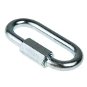 RS PRO Zinc Plated Steel Chain Link Quick Repair Link 75 mm Length 8 mm Diameter 750-626