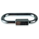 RS PRO Zinc Plated Steel Chain Link Quick Repair Link 75 mm Length 8 mm Diameter 750-626