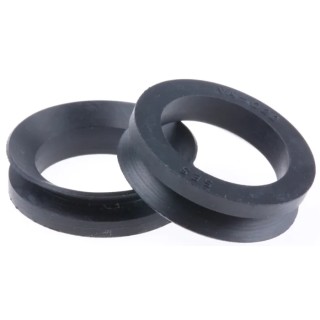 RS PRO Nitrile Rubber (NBR) V Seal, 20 mm Inside Diameter, 32 mm Outside Diameter, 7.5 mm Thickness, Hardness 60 749-632