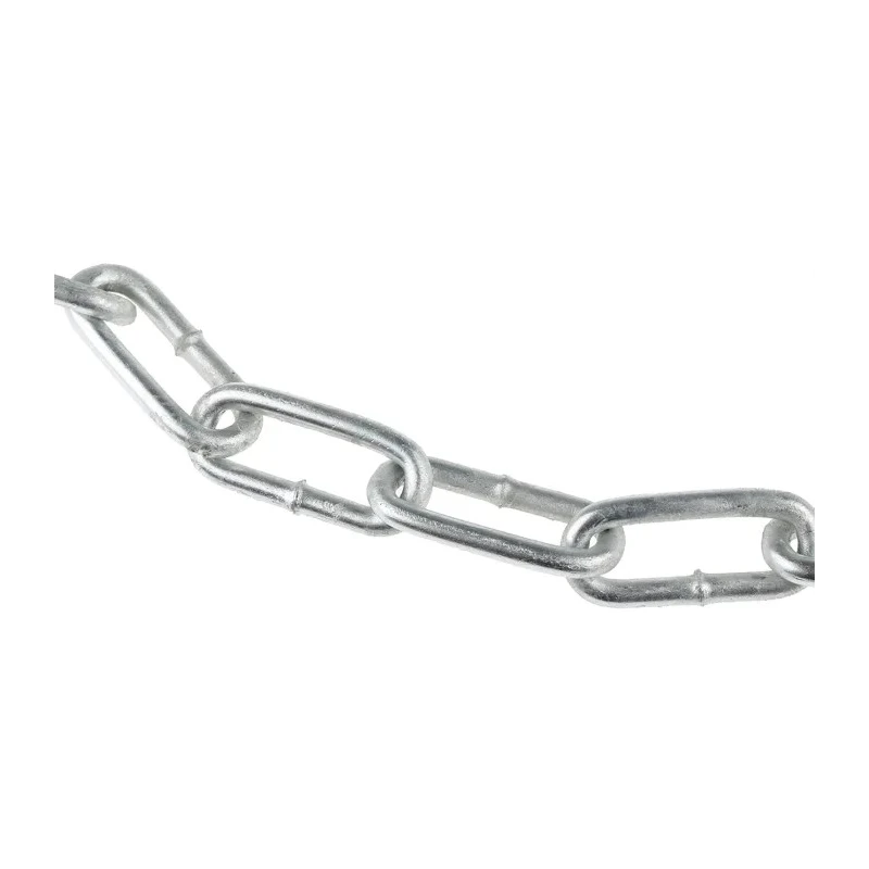 RS PRO Galvanised Steel Link Chain 10 m Length 35 mm Link Length 5 mm Link Diameter Load Capacity 130kg 750-452