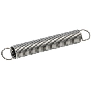 RS PRO Steel Extension Spring 41.4 mm Free Length, 6 mm Outside Diameter, 0.55 mm Wire Diameter, Model 751-758