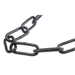 RS PRO Japanned Steel Chain, 10 m Length, 32 mm Link Length, 4 mm Link Diameter, 85 kg Load Capacity 750-525