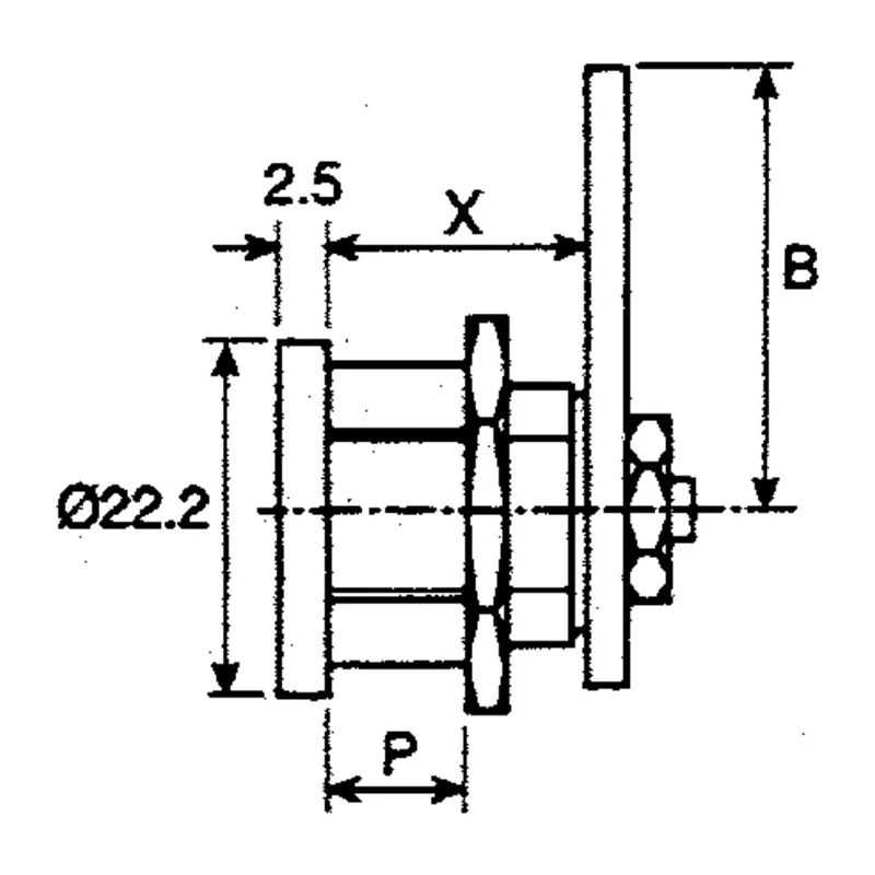 Euro-Locks a Lowe & Fletcher group Company Tumbler Lock Key Unlock Zinc Plated 21.2 mm Panel-to-Tongue 19.2 x 16 4322-0100BA