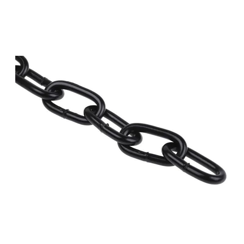 RS PRO Japanned Steel Chain, 10 m Length, 36 mm Link Length, 6.5 mm Link Diameter, Load Capacity 150 kg 750-569