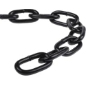 RS PRO Japanned Steel Chain, 10 m Length, 36 mm Link Length, 6.5 mm Link Diameter, Load Capacity 150 kg 750-569