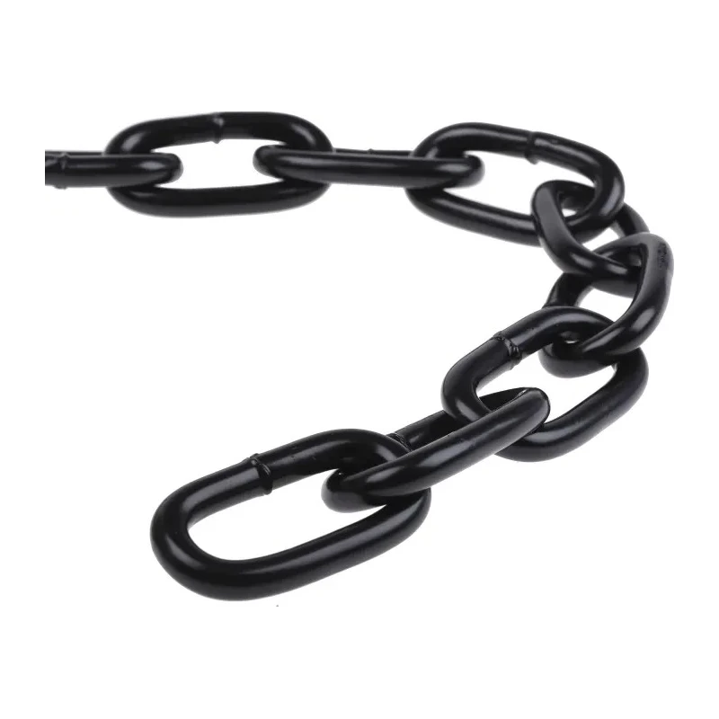 RS PRO Japanned Steel Chain, 10 m Length, 36 mm Link Length, 6.5 mm Link Diameter, Load Capacity 150 kg 750-569