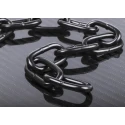 RS PRO Japanned Steel Chain, 10 m Length, 36 mm Link Length, 6.5 mm Link Diameter, Load Capacity 150 kg 750-569