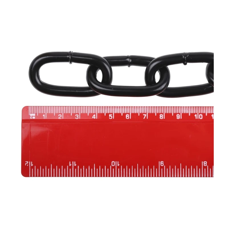 RS PRO Japanned Steel Chain, 10 m Length, 36 mm Link Length, 6.5 mm Link Diameter, Load Capacity 150 kg 750-569